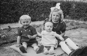 Geschwisterporträt, unbezeichnet - Nottuln, Ende 1940er Jahre