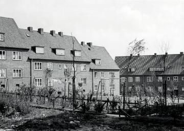 Dortmund-Hörde: Siedlung Salzbrunnstraße, erbaut durch die Ruhr-Lippe-Siedlungsgesellschaft Dortmund