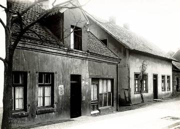 Herten-Westerholt, baufälliger Wohnhäuser an der Storcksmährstraße 6, undatiert, 1920er Jahre