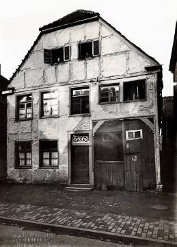 Herten-Westerholt, baufälliges Fachwerkhaus Brandstraße 4, undatiert, 1920er Jahre