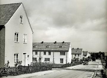 Bielefeld, Am Niederfeld: Genossenschaftssiedlung der Westfälisch-Lippischen Heimstätte, undatiert, um 1956?