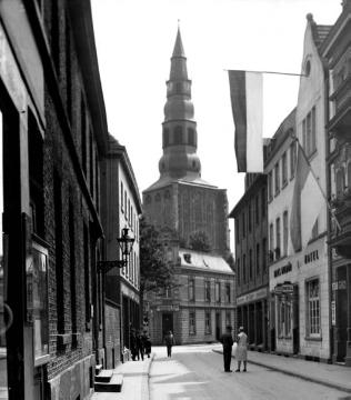 Die St. Georg-Kirche in Bocholt, um 1940?