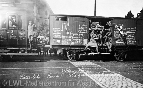 03_3936 Aus privaten Bildsammlungen: Slg. Niemöller - Gütersloh zur Zeit des Ersten Weltkrieges