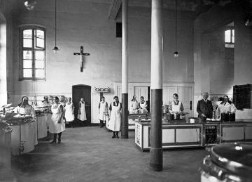 Krankenhausküche, Provinzial-Heilanstalt Münster-Marienthal, um 1928?