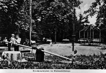 Ausflugslokal Waldschlößchen in Münster-Kinderhaus, Sprakeler Straße 403 - undatiert, 1950er Jahre? (Bildsammlung Heimatmuseum Kinderhaus)
