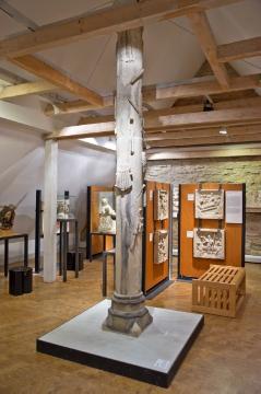 Blick in die Dauerausstellung im Baumberger Sandstein-Museum, Havixbeck 