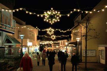Weihnachtliche Fußgängerzone in Bad Sassendorf