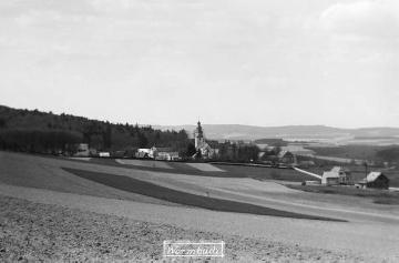 Wormbach im Schmallenberger Sauerland um 1912, Wohnsitz des Amateurfotografen Franz Dempewolff, dort Lehrer und Ortschronist 1901-1936