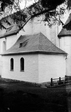 Wormbach, St. Peter und Paul-Kirche - neue Sakristei im Dezember 1930