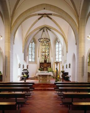 Kath. Pfarrkirche St. Paulus, Dorsten-Hervest, 3013. Paulusstraße. Historische Vergleichsaufnahme siehe Bild 08_338.