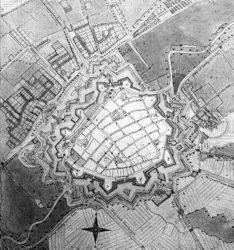 Stadtbefestigung Lippstadts (Kreis Soest) im 18. Jahrhundert