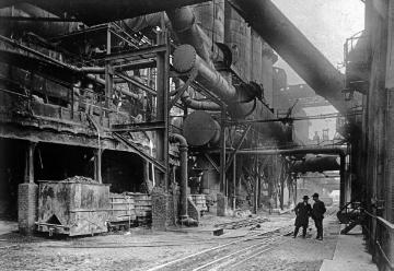 Hochofen im Stahlwerk Dortmunder Union