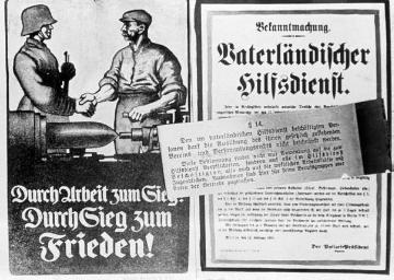 Erster Weltkrieg: Plakate zum Vaterländischen Hilfsdienst
