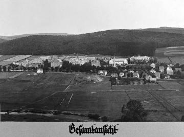 St. Johannes-Stift Marsberg, Provinzial-Heilanstalt für Kinder- und Jugendpsychiatrie, errichtet um 1911. Undatiert, um 1928?
