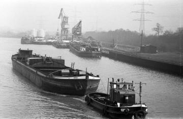 Victorhafen am Rhein-Herne-Kanal bei Castrop-Rauxel-Bladenhorst, undatiert, 1950er/1960er Jahre