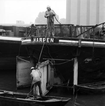 Abwrackwerft im Dortmunder Hafen, Juni 1971.