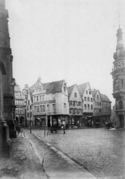 Wohn- und Geschäftshäuser am Drubbel um 1899