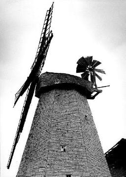 Die Windmühle in Bierde von 1802, Kappe und Flügel