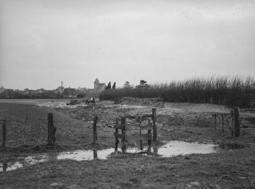 Wallhecke bei Havixbeck (im Hintergrund), Januar 1936.
