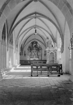 Pfarrkirche Mariae Empfängnis, Harsewinkel-Marienfeld: Der "Ordensaltar" in einer Seitenkapelle. Aufnahme undatiert.