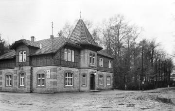 Gasthof Waldschlösschen in Harsewinkel-Marienfeld. Undatiert, um 1940?