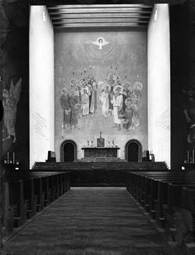 Heilig-Geist-Kirche: Wandgemälde über dem Altar
