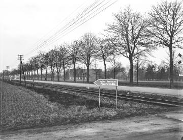Warendorfer Straße von Münster nach Handorf, März 1952.