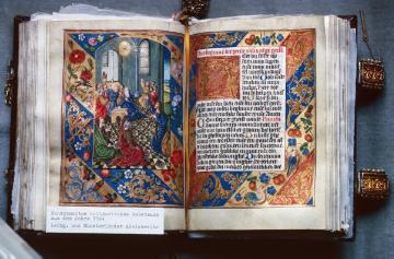 Meisterwerke-Ausstellung: Holländisches Gebetbuch mit prachtvollen Buchmalereien, 1564
