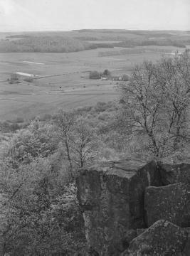 Blick von den Teutoniaklippen im Eggegebirge nach Südosten, 1935.