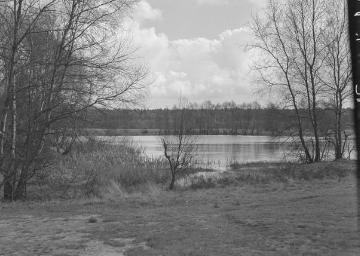 Der Römersee bei Borken, 1950.