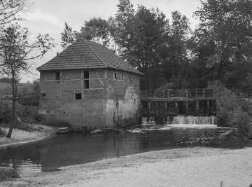 Mühle an der Vechte bei Wettringen, 1938.
