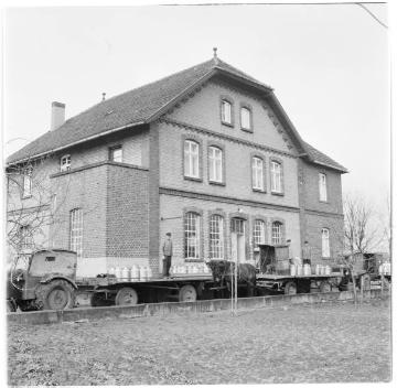 Molkerei Jansen in Harsewinkel, 1955.