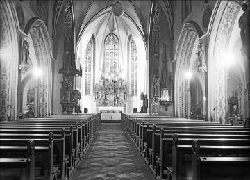 Katholische Pfarrkirche St. Christina in Herzebrock (?), 1956.