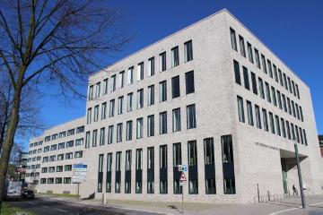 Neues Justizzentrum Gelsenkirchen, Bochumer Straße. April 2016.