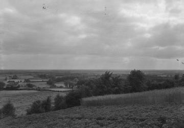 Blick von Gildehaus in Richtung Gildehauser Venn, entfernt im Hintergrund, 1932.