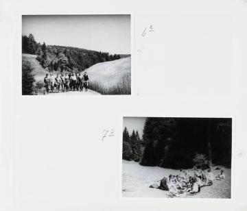 Richard Schirrmann, Fotoalbum: Wanderführerlehrgang ("H.W.F.Lehrgang") in der Hans Breuer-Jugendherberge in Schwarzburg, Thüringen, undatiert, um 1935?