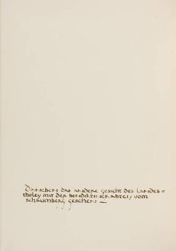 Begleittext aus einem Fotoalbum des Jugendherbergswerkes Saarland für Richard Schirrmann zum 80. Geburtstag 1954
