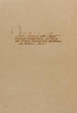 Fotoalbum "Jugendherbergen in Bayern" nach 1945 (Textseite), erstellt für Richard Schirrmann durch den Landesverband Bayern für Jugendwandern und Jugendherbergen e.V.