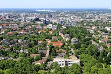Blick vom Florianturm auf Dortmund