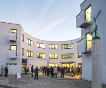 Musikschule Löhne, Findeisenplatz, am Tag der offenen Tür im Dezember 2014.