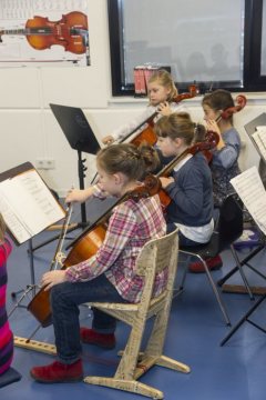 Musikschule Löhne, Violinenklasse. Dezember 2014.