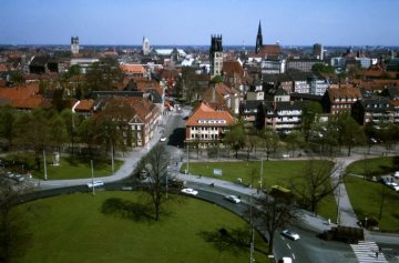 Blick über den Ludgeriplatz in die Altstadt (Aufnahmestandort: Kreishaus)