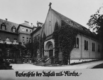 Anstaltskirche der Von Vincke'sche Provinzial-Blindenanstalt Paderborn, gegr. 1842 als Privatstiftung durch Pauline von Mallinckrodt (ab 1847 Provinzialverband Westfalen)