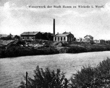 Stadtwerke Hamm - Wasserwerk in Wickede. Undatiert.