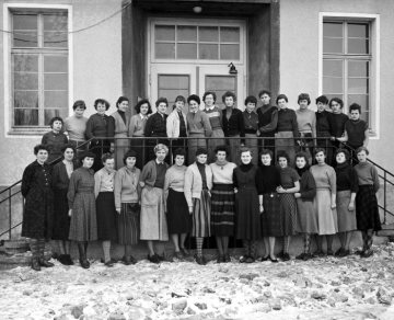 Abschlussjahrgang 1955 - Marienschule, Hamm (Realschule und Frauenfachschule).