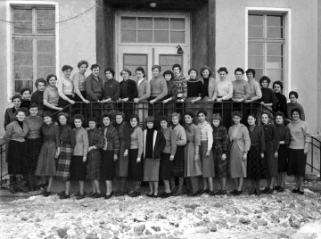 Abschlussjahrgang 1955 - Marienschule, Hamm (Realschule und Frauenfachschule).