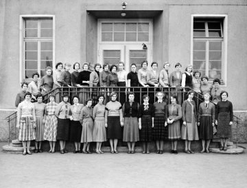 Abschlussjahrgang 1956 - Marienschule, Hamm (Realschule und Frauenfachschule).