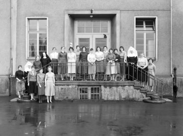 Abschlussjahrgang Ostern 1959 - Marienschule, Hamm (Realschule und Frauenfachschule).