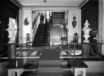 Foyer im Haus Caldenhof, Hamm-Westtünnen. Undatiert, um 1960?
