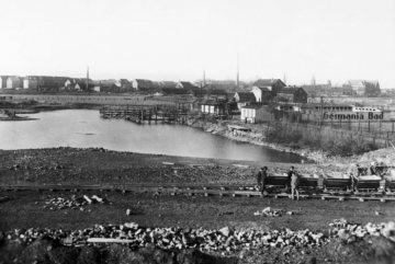 Das Germania-Bad im Westen von Hamm. Undatiert, 1930er Jahre [?]